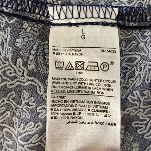 Old Navy Cami Top - Navy Blue - Size Large - Picture 6 of 6